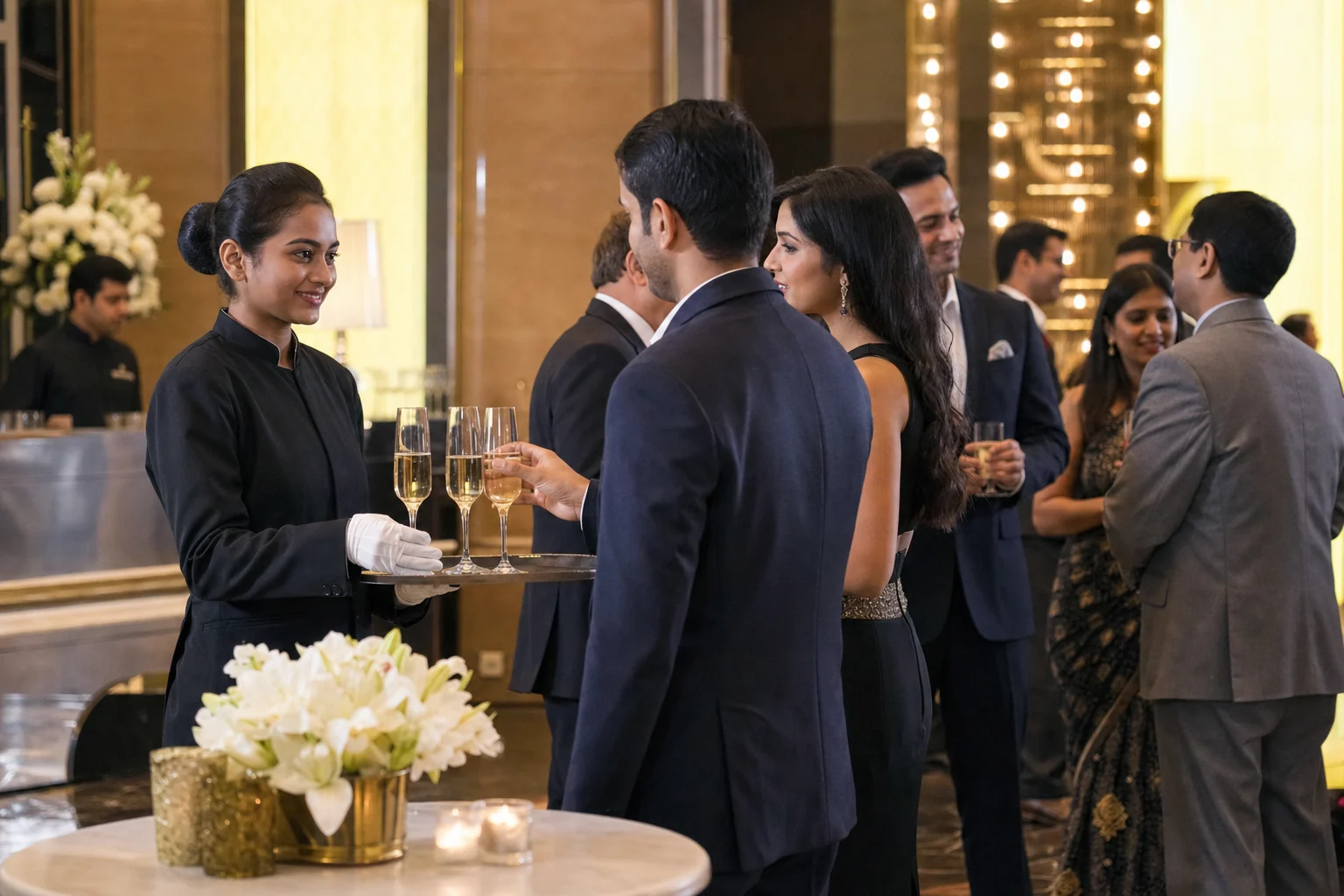 Corporate event staffing